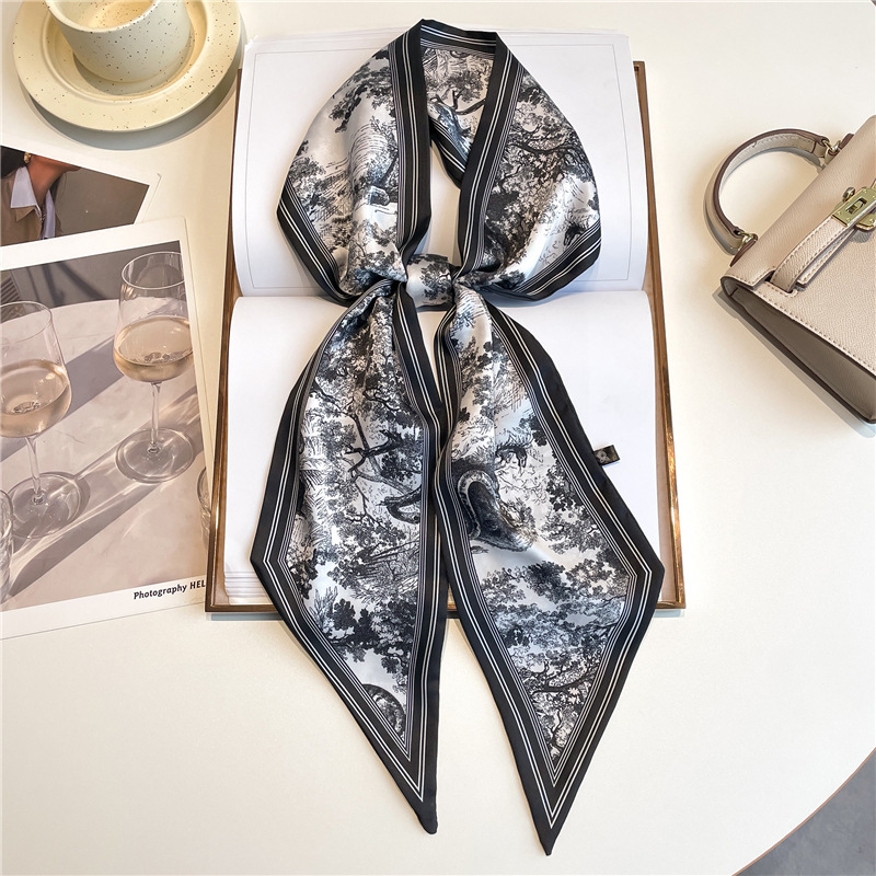 Face Scarf Mask - Lüks Uzun Boyun Atkısı İnce Saç
