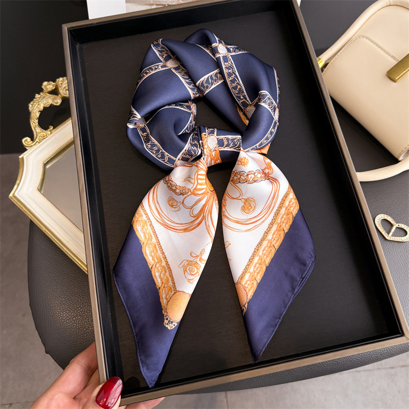 Mavi Klasik Zincir Baskı Kare  - Face Scarf Mask incelemesi ve fiyatı