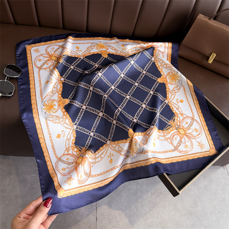 Mavi Klasik Zincir Baskı Kare  - Face Scarf Mask incelemesi ve fiyatı