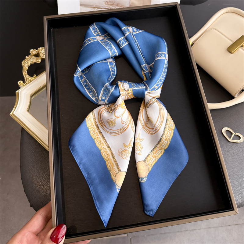 Mavi Klasik Zincir Baskı Kare  - Face Scarf Mask incelemesi ve fiyatı
