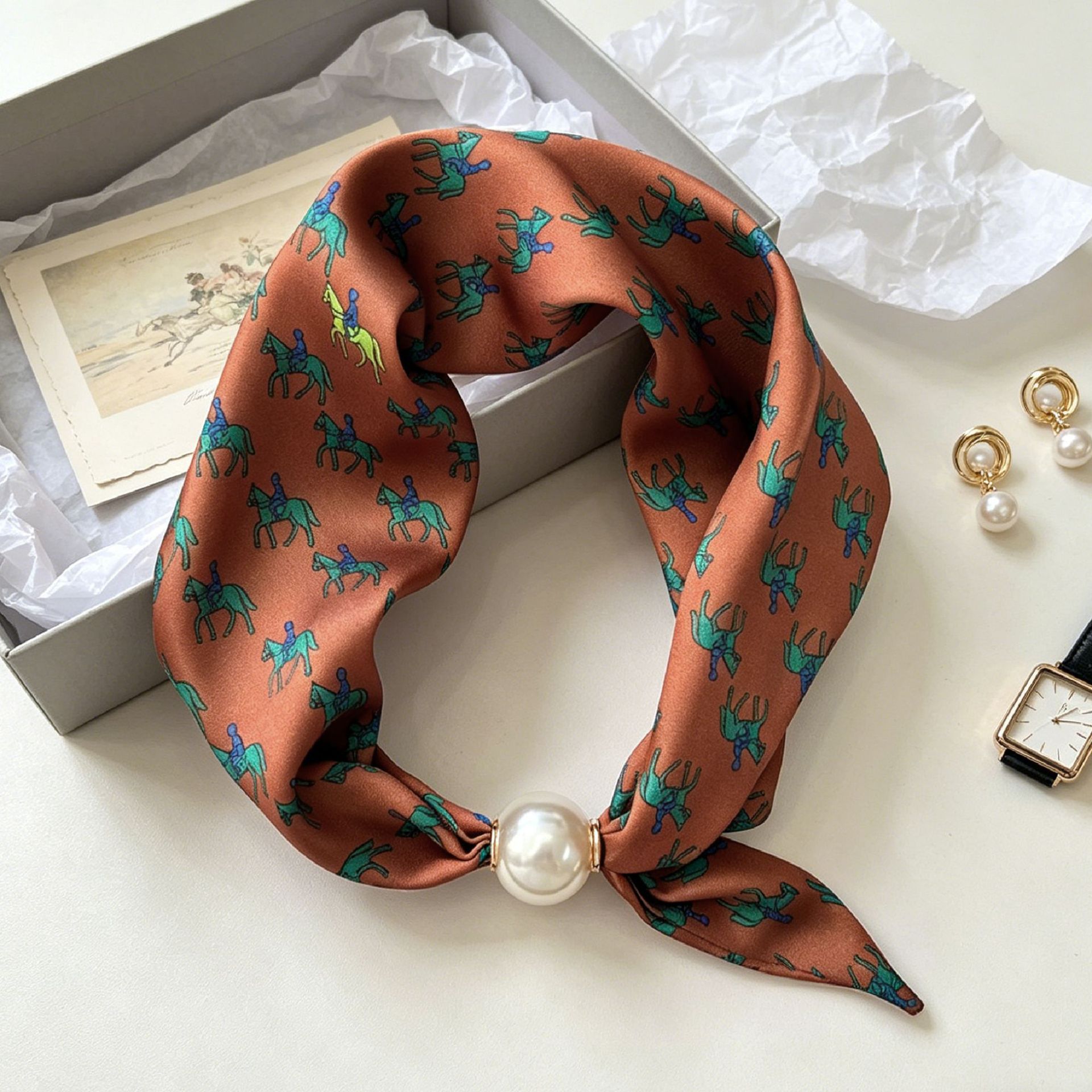 Lüks Şövalye Inci Manyetik Eşa - Face Scarf Mask incelemesi ve fiyatı