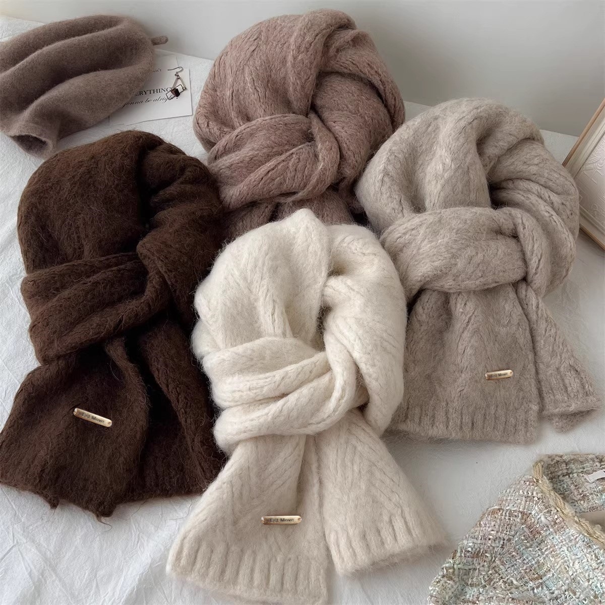 Yüksek Kaliteli Yün Eşarp, Kad - Muffler Men Wool incelemesi ve fiyatı