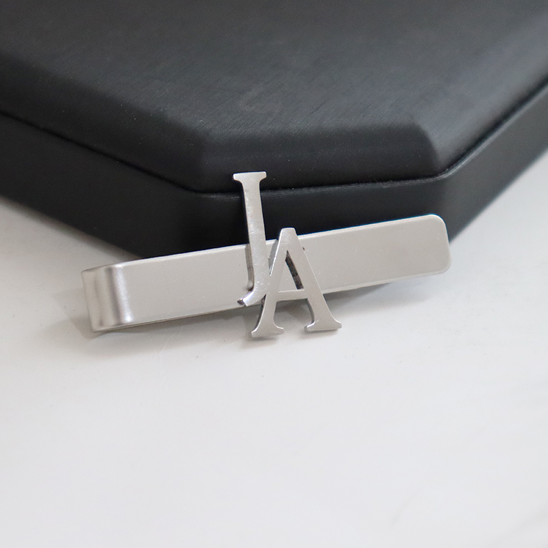 DIY Mektup Adı Desen 4.8*0.8 c - Tie Clip Silver incelemesi ve fiyatı